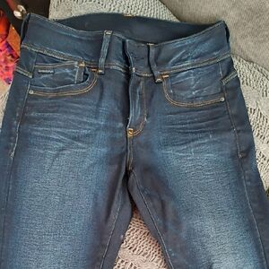 G-Star Women's Dark Indigo Skinny Jeans